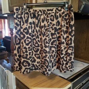 Shein leopard skirt size 4x